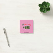 POST-IT® MARQUE VÉRIFIÉE ROSE CHAUDE MODERNE ET COUSTE (Bureau)