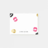 Post-it® Marques Lipstick | Nom personnalisé (Devant)