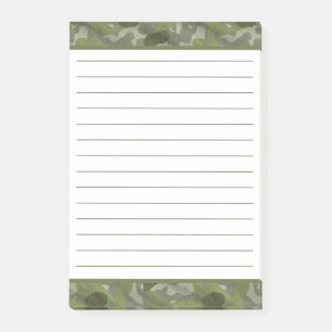 Post-it® Masculine du camouflage de camouflage militaire de