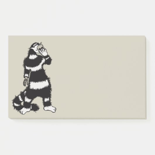 Post-it® Masque de crâne de chat bizarre gothique (Devant)