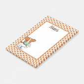 Post-it® Masquer le mignon chien (Incliné)