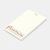 Post-it® Masse latine Grégorien Chant Trad Catholique Ivoir (Incliné)