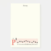 Post-it® Masse latine Grégorien Chant Trad Catholique Ivoir (Devant)