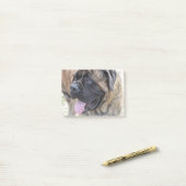 Post-it® Mastiff Brindle (Sur un bureau)