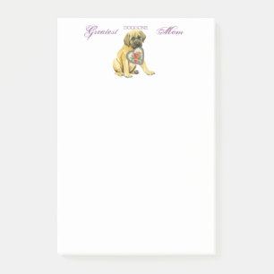 Post-it® Mastiff Hearts Maman