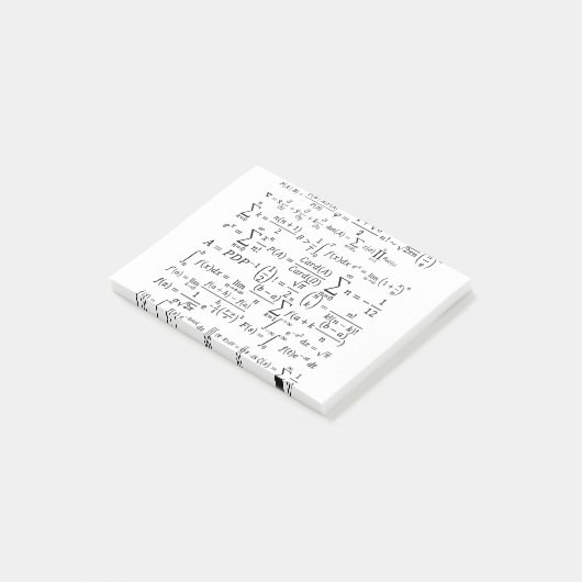 Post-it® math equations and formulas (Incliné)