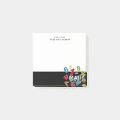 Post-it® Math Nom personnalisé Enseignant Étudiant (Devant)