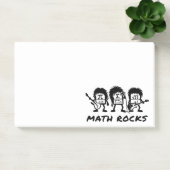 Post-it® Math Rocks Academic Rock Band Humor (Bureau)