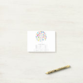 Post-it® MATH WHISPERER Colour Tree Tee, I Love Math Enseig (Sur un bureau)