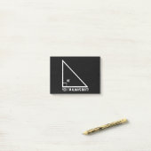 Post-it® Mathématiques / Mathématiques Professeur amusant (Sur un bureau)