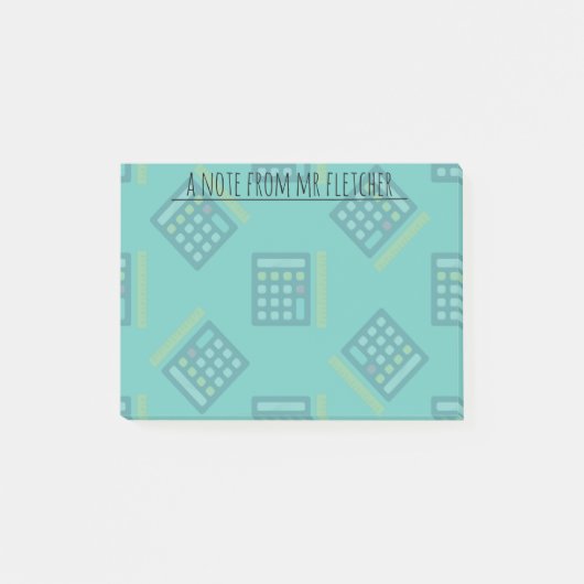 Post-it® Maths des calculatrices personnalisées (Devant)