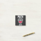 Post-it® Maths. Drôle Math Sarcasm Citation Cadeau (Sur un bureau)