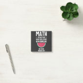 Post-it® Maths. Drôle Math Sarcasm Citation Cadeau (Bureau)