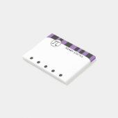 Post-it® Maths pourpres personnalisées de symbole de pi (Incliné)