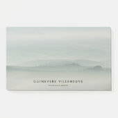 Post-it® Matin vert brumeux en Toscane avec des cyprès (Devant)