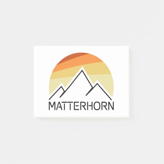 Post-it® Matterhorn Suisse Italie Retro (Devant)