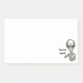 Post-it® Mauvais Alien, Tu es le prochain ! (Devant)
