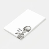 Post-it® Mauvais Alien, Tu es le prochain !  (Incliné)