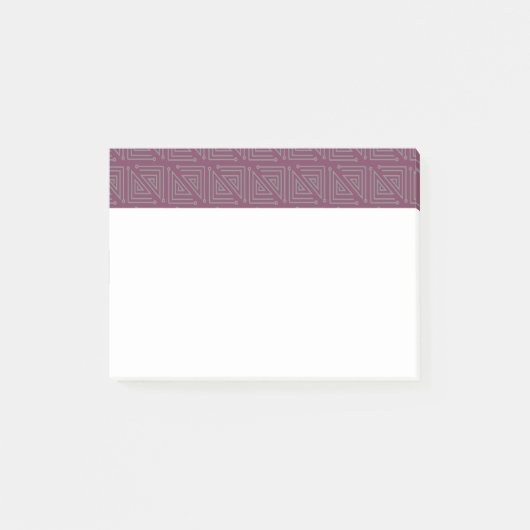 Post-it® Mazages gris Art déco (Devant)