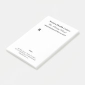 Post-it® Médecin obstétricien gynécologue Prescription (Incliné)