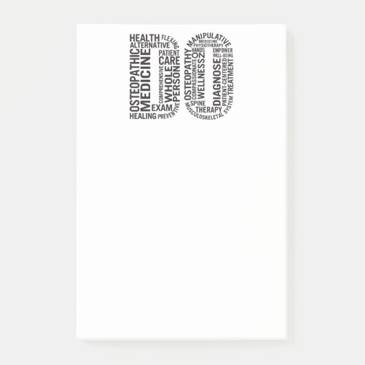 Post-it® Médecin ostéopathique DO Ostéopathie (Devant)