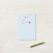 Post-it® Médecin stéthoscope Destiny (Sur un bureau)