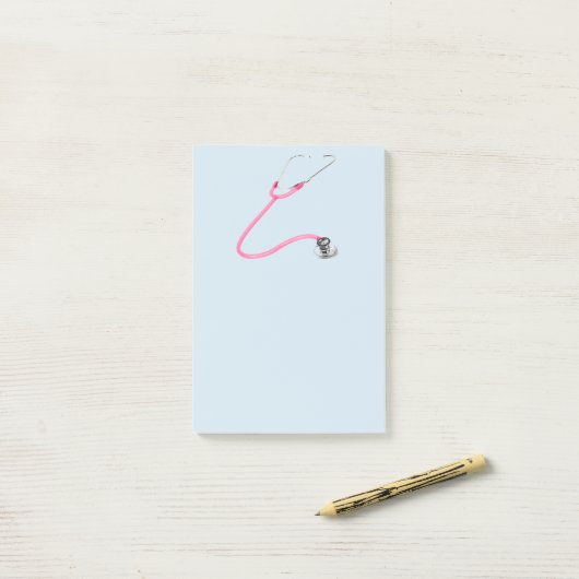 Post-it® Médecin stéthoscope Destiny (Sur un bureau)