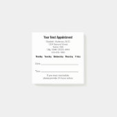 Post-it® Médecin : votre prochain rappel de rendez-vous (bl (Devant)