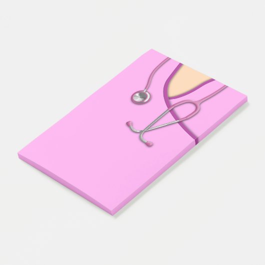 Post-it® Médicale rose frotte (Incliné)