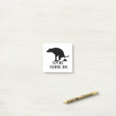 Post-it® Méfiez-vous du chien qui balaie (Sur un bureau)