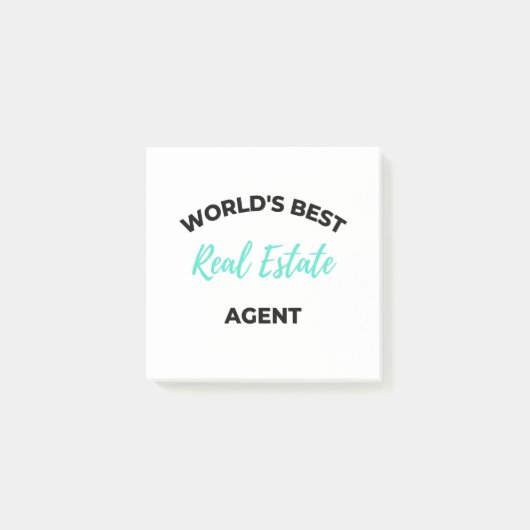 Post-it® Meilleur agent immobilier au monde 2 (Devant)