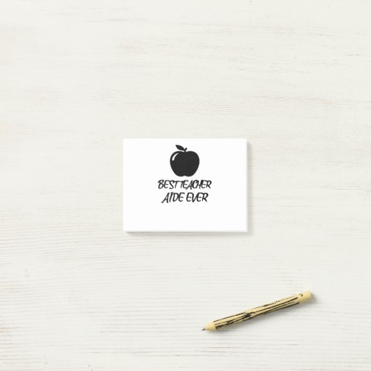 Post-it® Meilleur assistant enseignant (Sur un bureau)