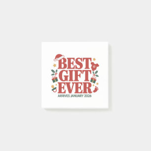Post-it® Meilleur Cadeau Arrive en Janvier 2026 Noël Couple
