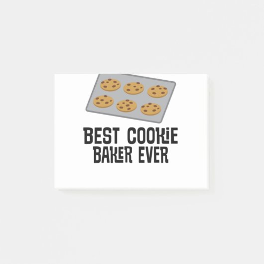 Post-it® Meilleur Cookie Baker Jamais Baking Cadeau (Devant)