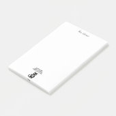 Post-it® Meilleur enseignant d'anglais Sentences Brighter F (Incliné)