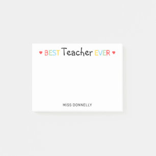 Post-it® Meilleur Enseignant Personnalisé