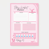 Post-it® Meilleur Jeu Quotidien De Fitness Tracker Planner (Devant)