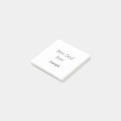 Post-it® Meilleur papa de tous les temps nom simple minimal (Incliné)