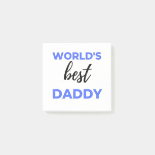 Post-it® Meilleur papa du monde bl