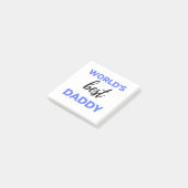 Post-it® Meilleur papa du monde bl (Incliné)