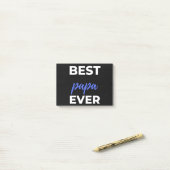 Post-it® Meilleur Papa jamais (Sur un bureau)