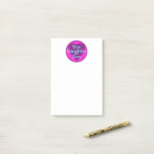 Post-it® Meilleure fille jamais (Sur un bureau)