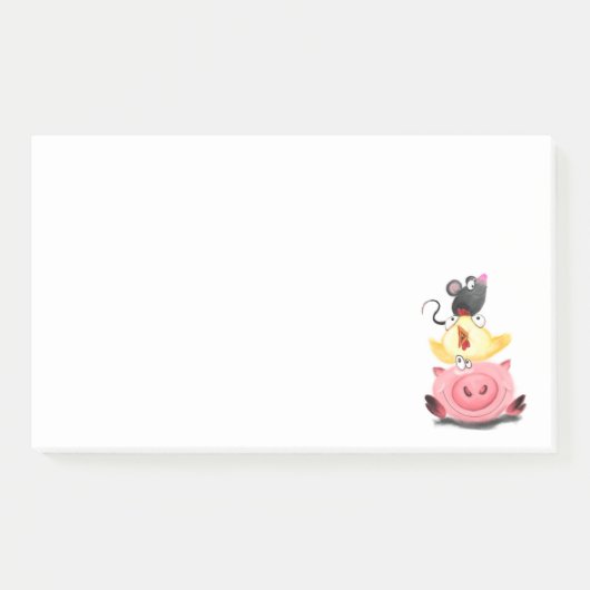 Post-it® Meilleures amies amusantes Publier des notes (Devant)