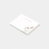 Post-it® Mélange Blanc Nain Lapin Délicat Oreilles Sitter A (Incliné)