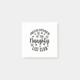 Post-it® Membre fier du Club de la Liste Vilains Noël