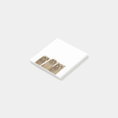 Post-it® Mème des chats idiots qui bavent triple (Incliné)