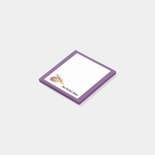 Post-it® Mémo de l'enseignant d'art, Palette Post-it, cadea (Incliné)