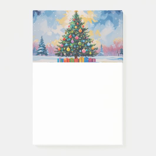 Post-it® mémo effaçable à sec de Noël (Devant)
