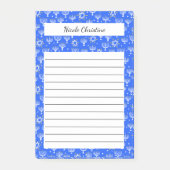 Post-it® Menorah Star de David Hanoukka Blue CUSTOM Notepad (Devant)