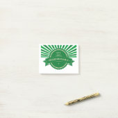 Post-it® Mensaje Soy 100% Biodegradable (Sur un bureau)